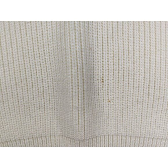 Ms Casuals Vintage Sweater Size Large Vest Ivory White Sleeveless - Picture 6 of 12